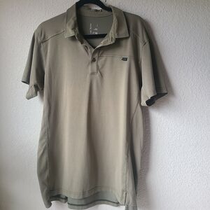 Arc'teryx Olive Polo Shirt Men's Size L
